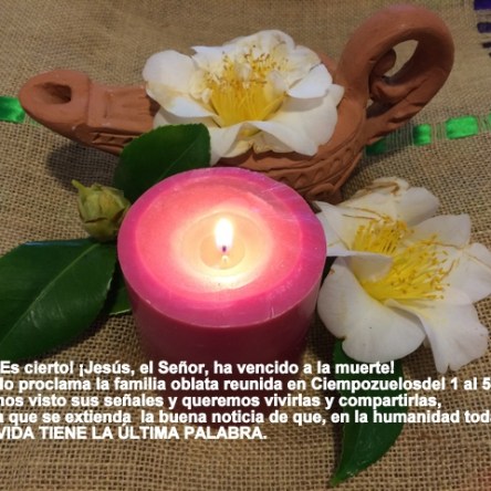 Felicitación Pascua 2015 Oblatas Ciempozuelos